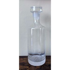 Rare  MCM Richard Meier Nan Swid frosted handblown glass decanter
